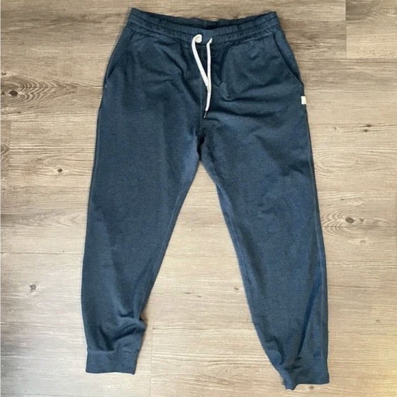 Women's Blue Drawstring Jogger Pants - Picture 2 of 2